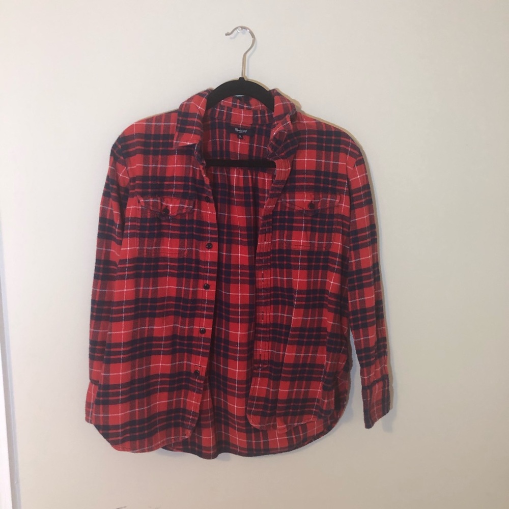 Madewell Classic Red Flannel